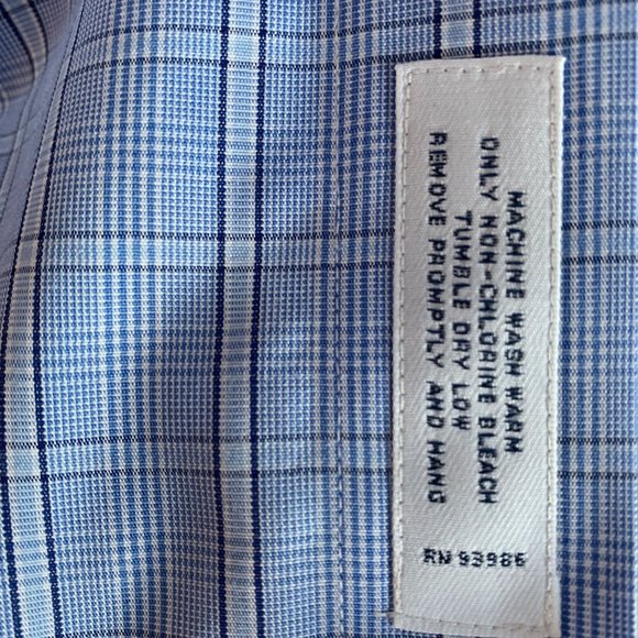 Brooks Brothers Blue Plaid Button Down Shirt - Picture 4 of 6